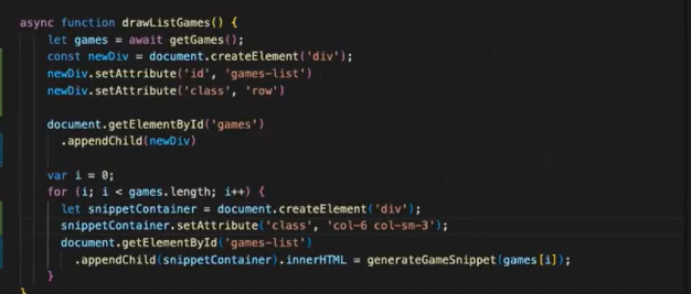 Crear un game-snippet en ejercicio práctico