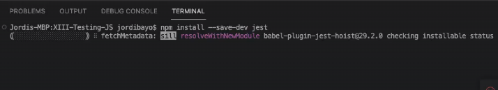 Cómo crear test en suma.test.js