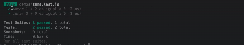 Test adicionales para suma.test.js 1 test adicionales para suma.test.js