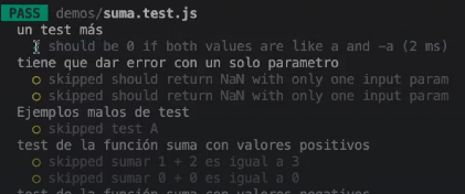 Trucos adicionales para los test con Jest 1 Trucos adicionales para los test con Jest