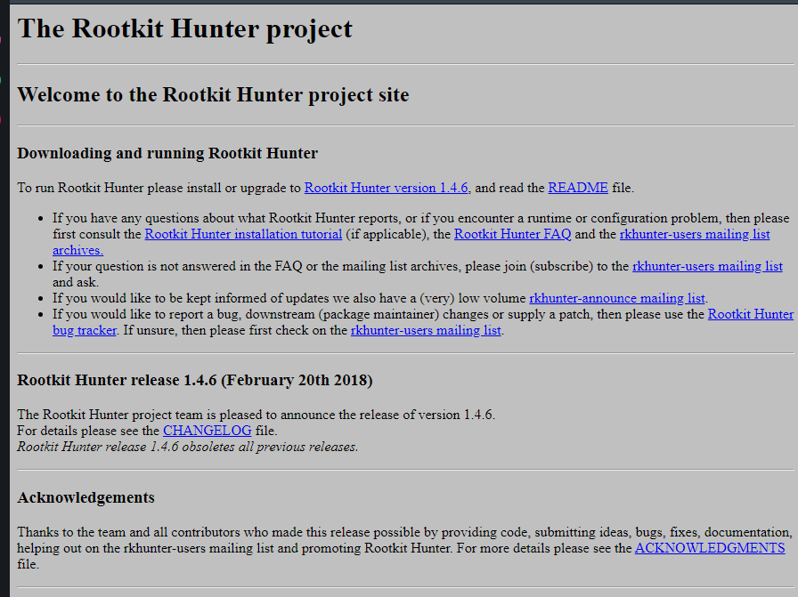 Detección de rootkits en Linux 2 Detección de rootkits