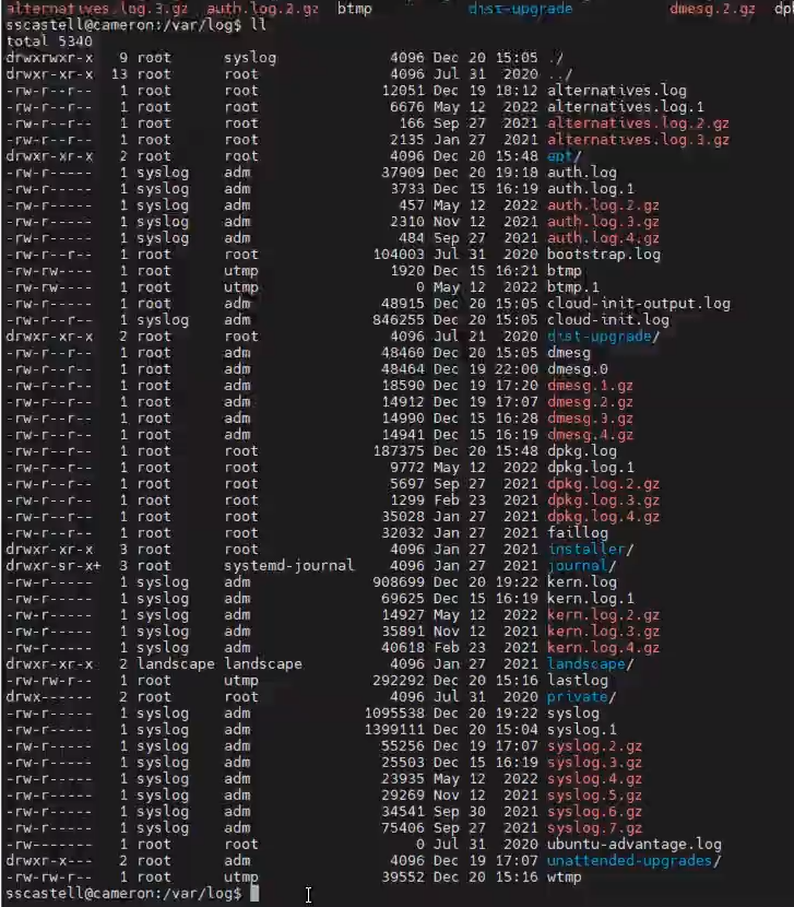 ¿Qué son los audit logs? 1 audit logs