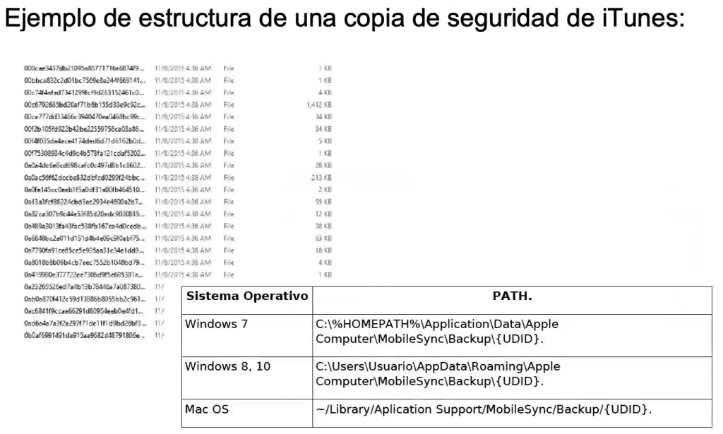 Sistemas de adquisición de evidencia en Apple 3 Sistemas de adquisición de evidencia en Apple