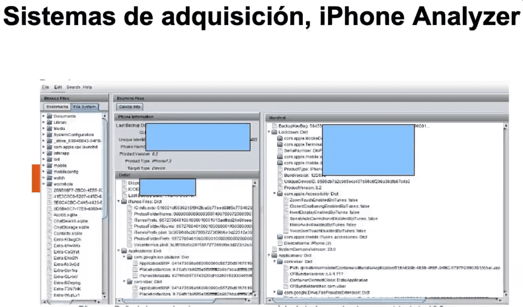 Sistemas de adquisición de evidencia en Apple 4 Sistemas de adquisición de evidencia en Apple