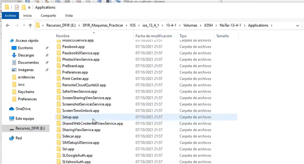 Análisis de WhatsApp en sistemas iOS 4 Análisis de WhatsApp en sistemas iOS