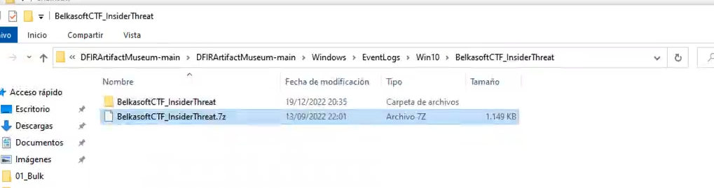 Chainsaw en informática forense