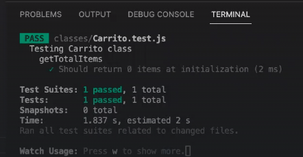 ¿Cómo testar la clase carrito con TDD? 2 ¿Cómo testar la clase carrito con TDD?