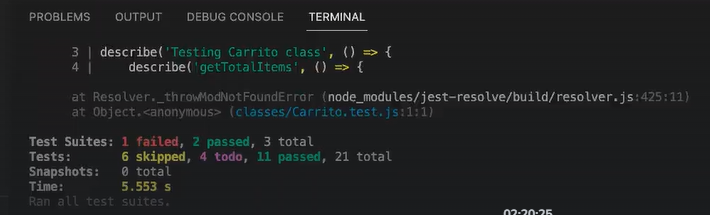¿Cómo testar la clase carrito con TDD? 1 ¿Cómo testar la clase carrito con TDD?