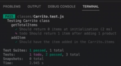 Test adicional para clase carrito con TDD 1 Test adicional para clase carrito con TDD
