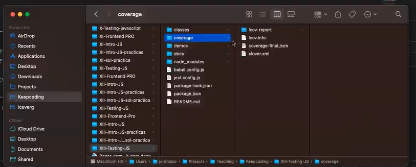 Ejecutar coverage para un programa de test 3 Ejecutar coverage para un programa de tests