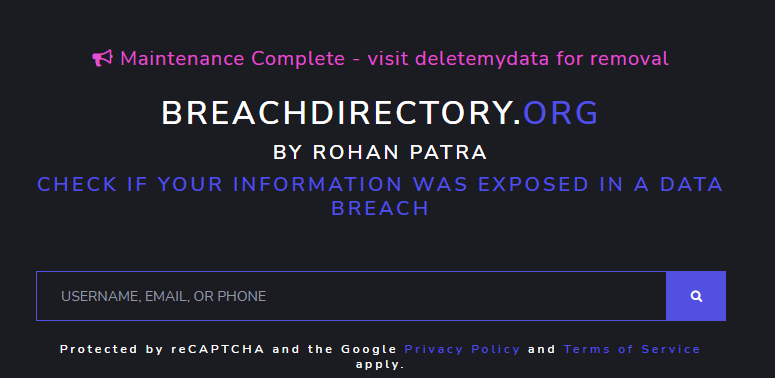 BreachDirectory