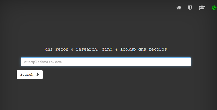 DNSdumpster: identificación de dominios 1 DNSdumpster