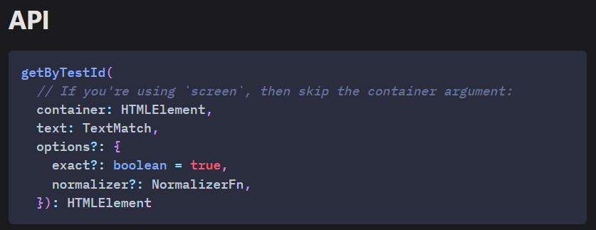 Selector ByTestId en React Testing Library para simplificar las pruebas de React 1 ByTestId en React