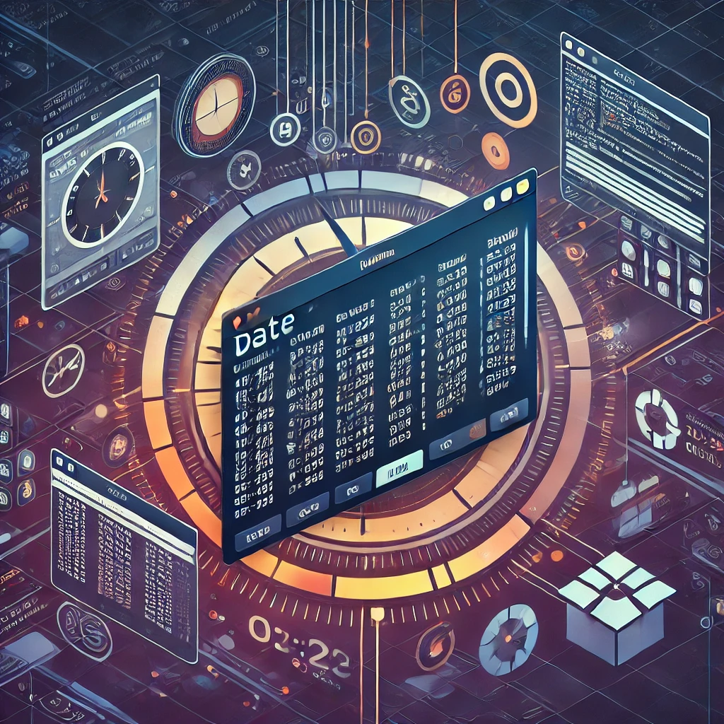 date en ubuntu