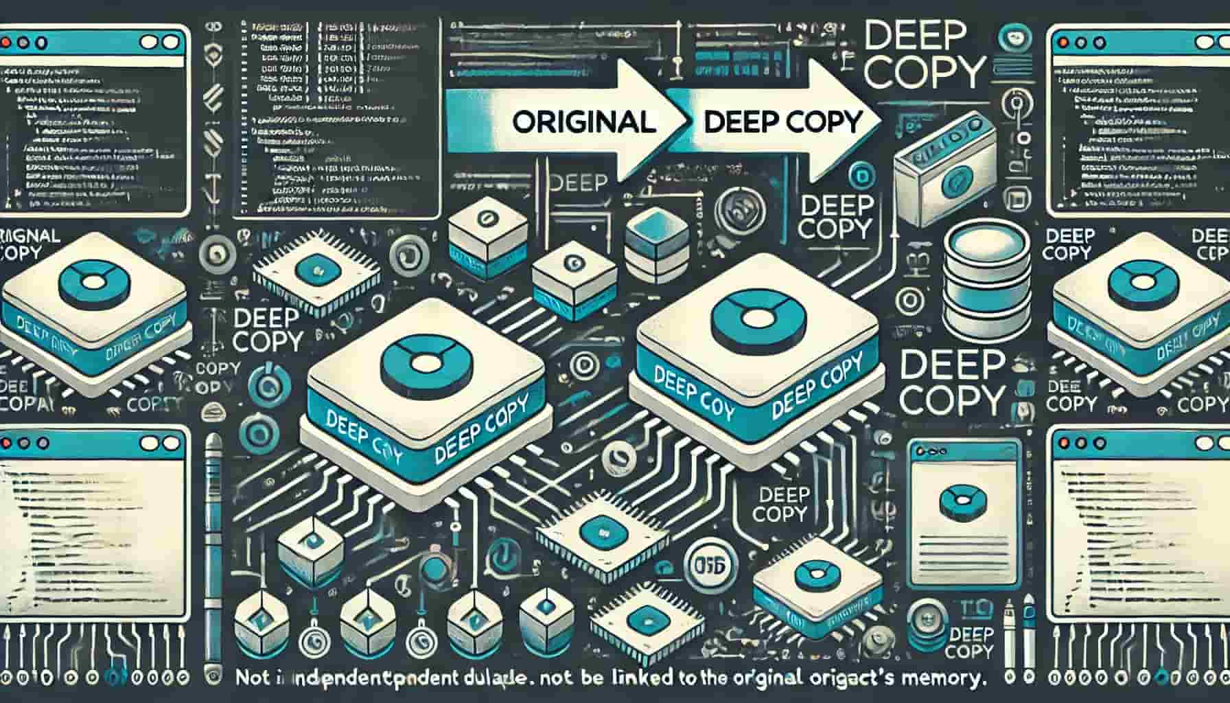copia profunda de objetos en programación