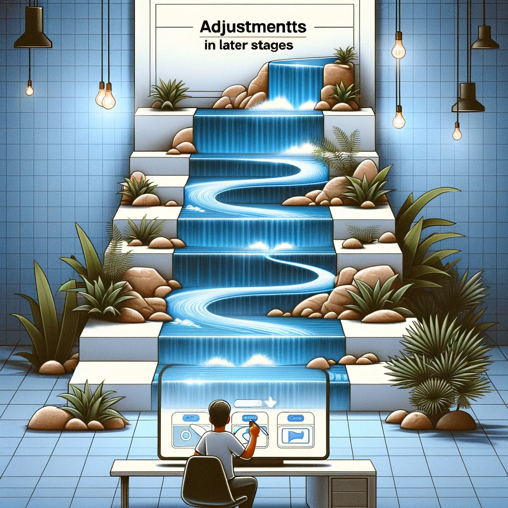 Ajustes en fases posteriores con Waterfall 1 Ajustes en fases posteriores con Waterfall