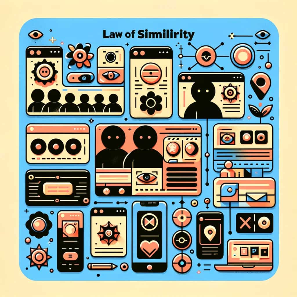 ley de similaridad en UX