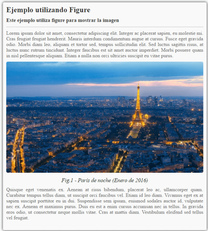 qué es figure html