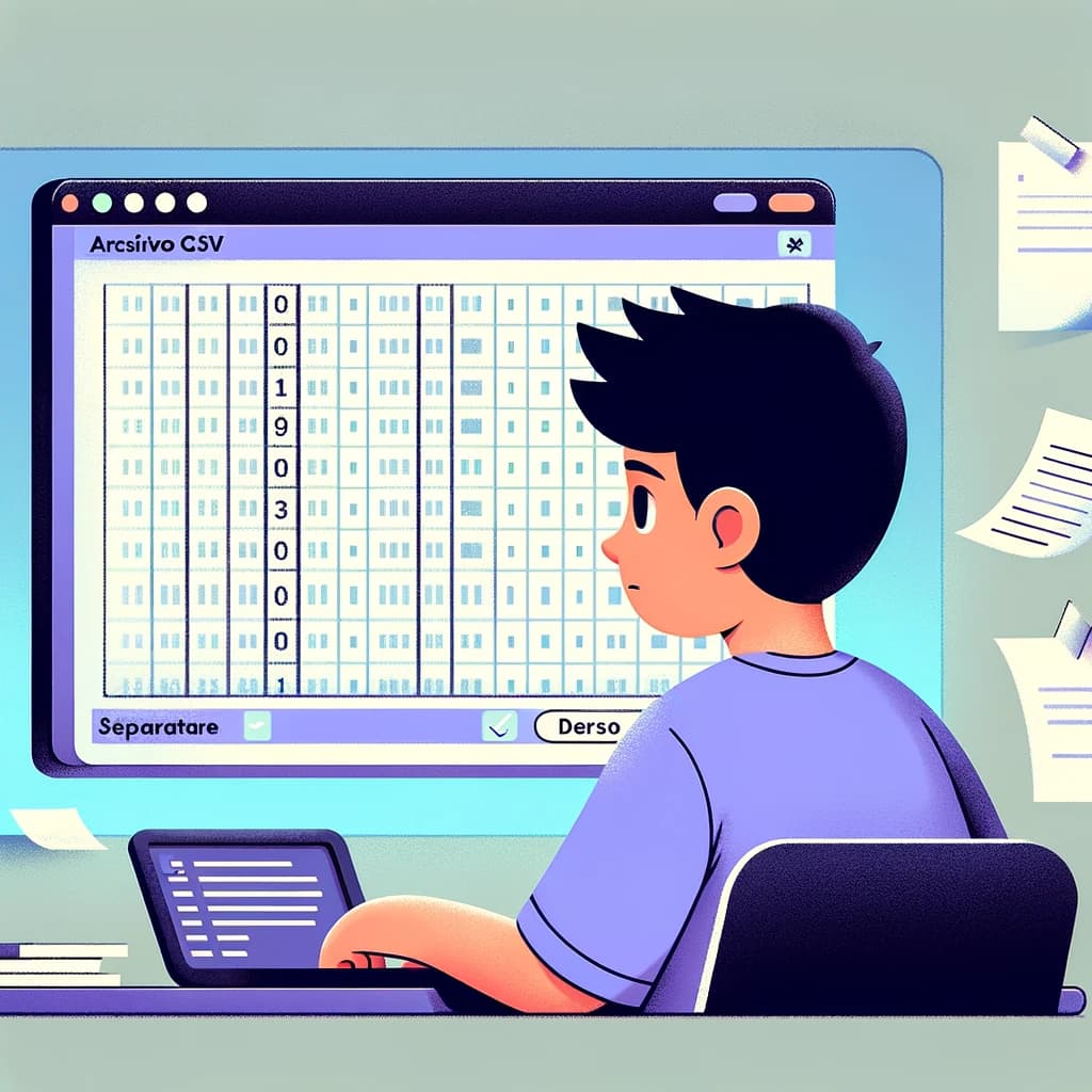 ¿Cómo separar un archivo csv en columnas?