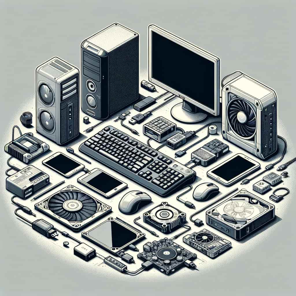 ¿Qué es el hardware externo y qué componentes incluye? 1 hardware externo