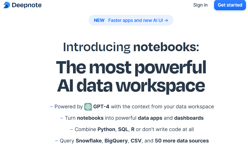 Deepnote: conoce los secretos de esta herramienta para data science 1 Deepnote