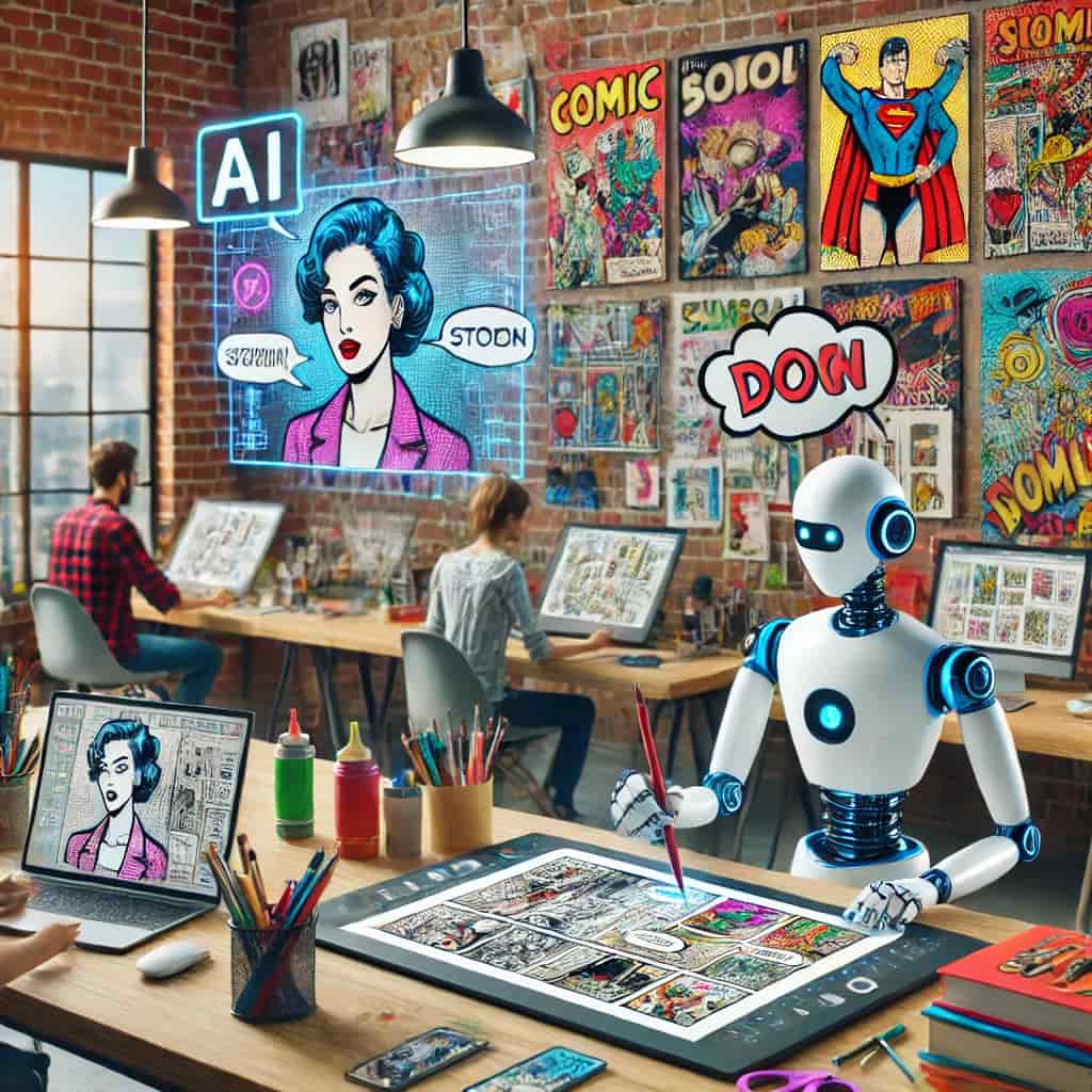 Top 9 mejores IA para hacer comics e innovar las narrativas visuales 1 IA para hacer comics