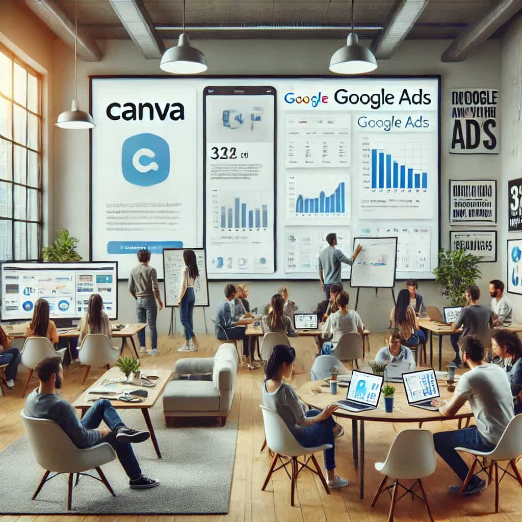 ¿Cómo integrar Canva con Google Ads? 1 Canva con Google Ads