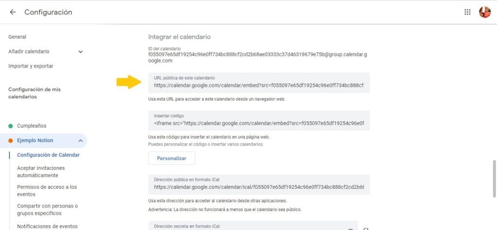 Cómo integrar Google Calendar en Notion: guía paso a paso 4 Google Calendar en Notion