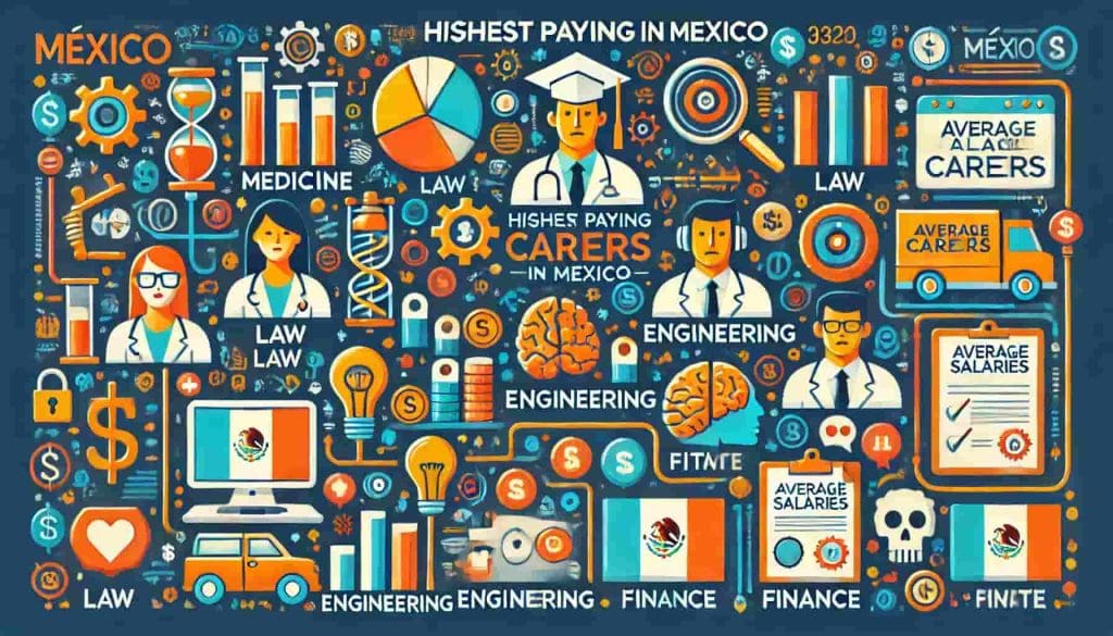 Aprende cuáles son las carreras mejor pagadas en México 1 Aprende cuáles son las carreras mejor pagadas en México