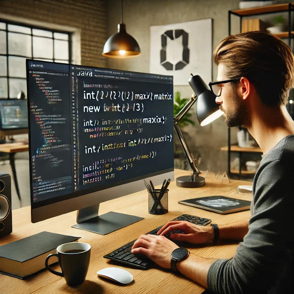 cómo hacer una matriz en Java cómo hacer una matriz en Java