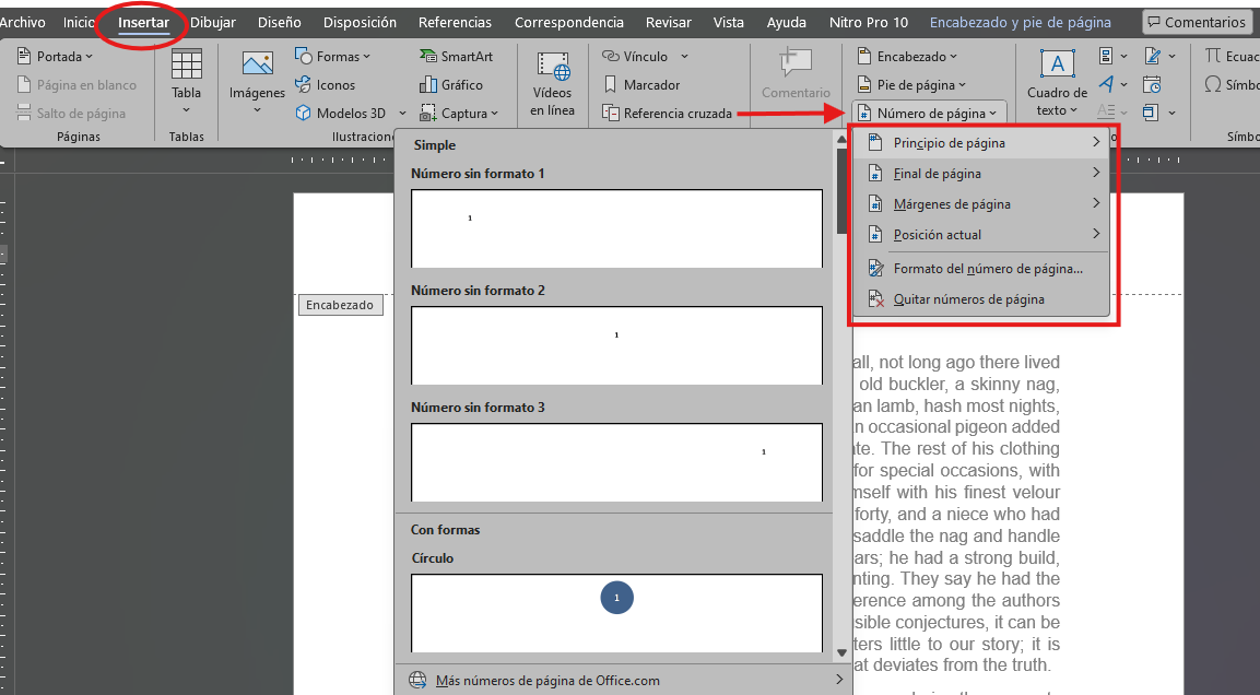 cómo enumerar las páginas en word cómo enumerar las páginas en word