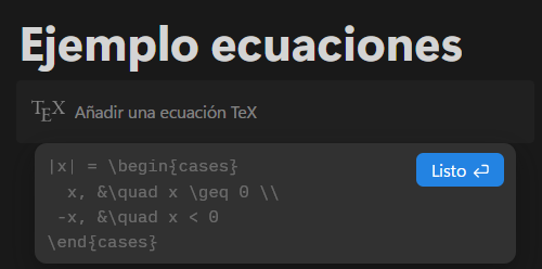Aprende a escribir ecuaciones en Notion y crea diseños impresionantes 2 Añadir ecuaciones en Notion: resultado