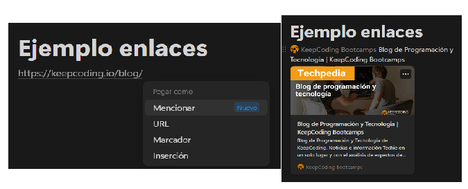 ¿Cómo poner un link en Notion? 5 Poner un link en Notion; página web