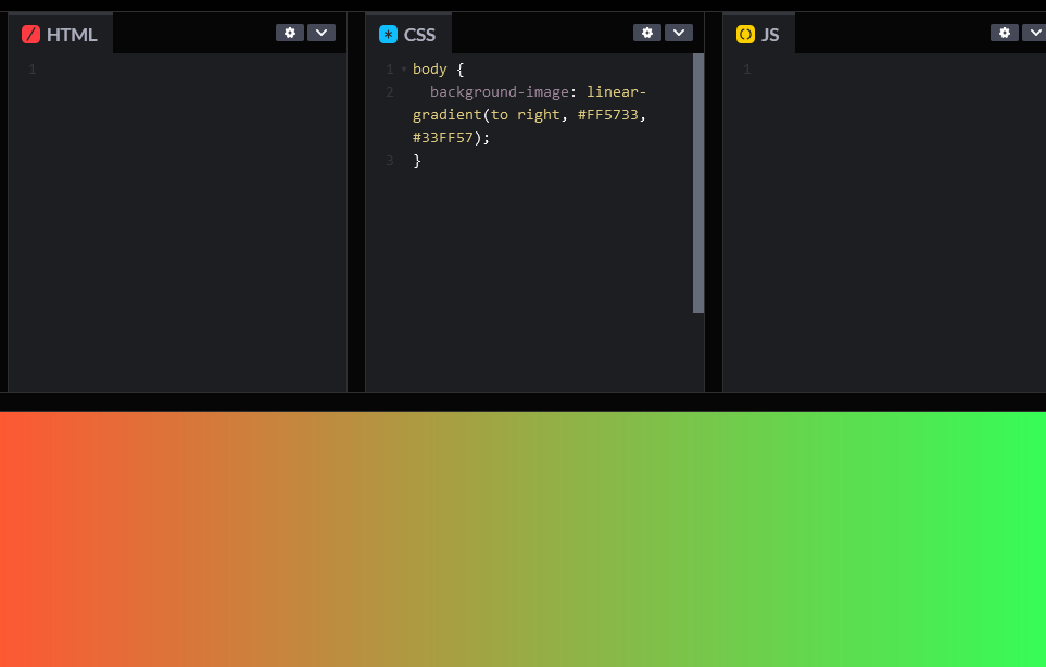 Aprende cómo poner un fondo de color en HTML y dale vida a tus páginas 8 cómo poner un fondo de color en HTML: CSS forma 3 degradado 1