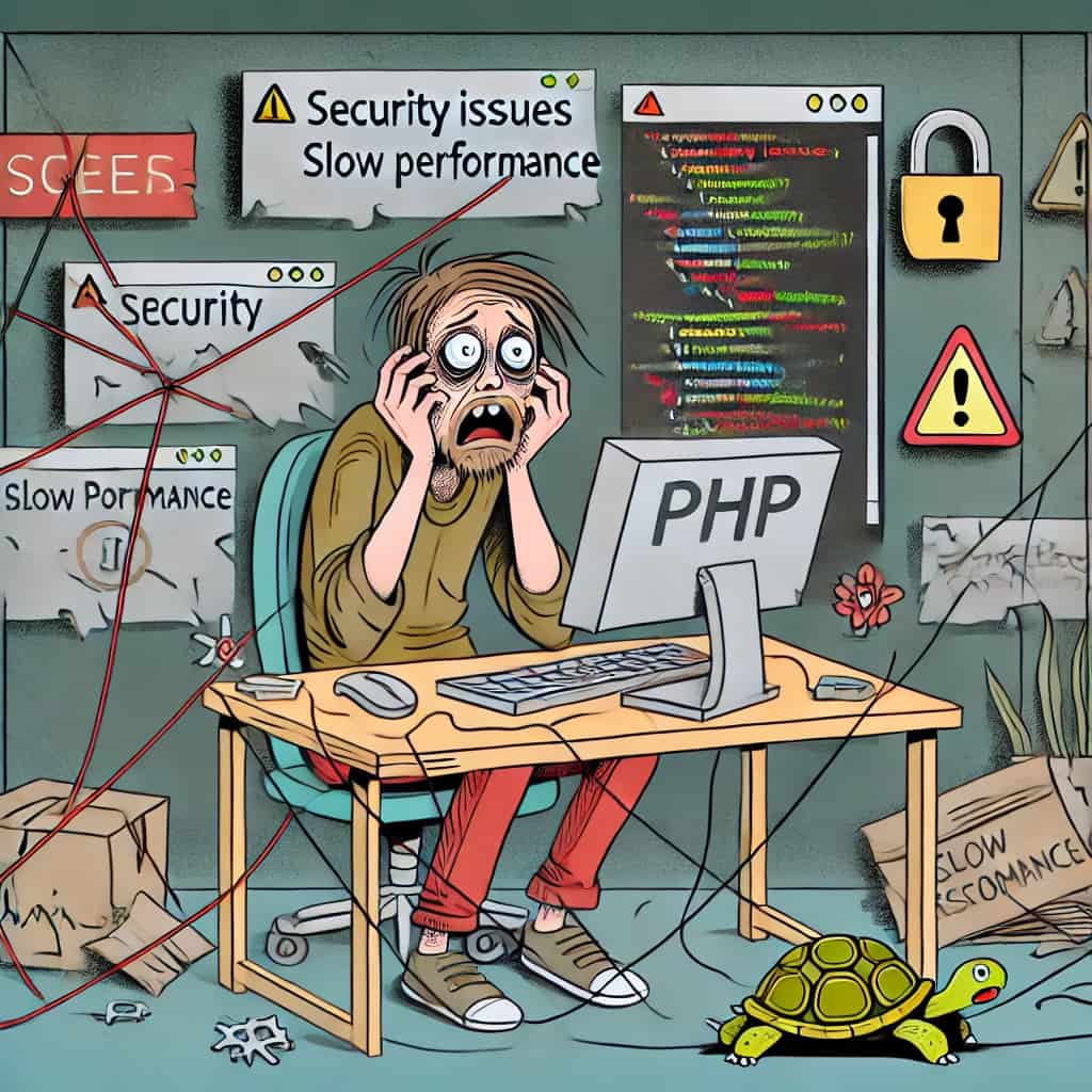 desventajas de PHP desventajas de PHP