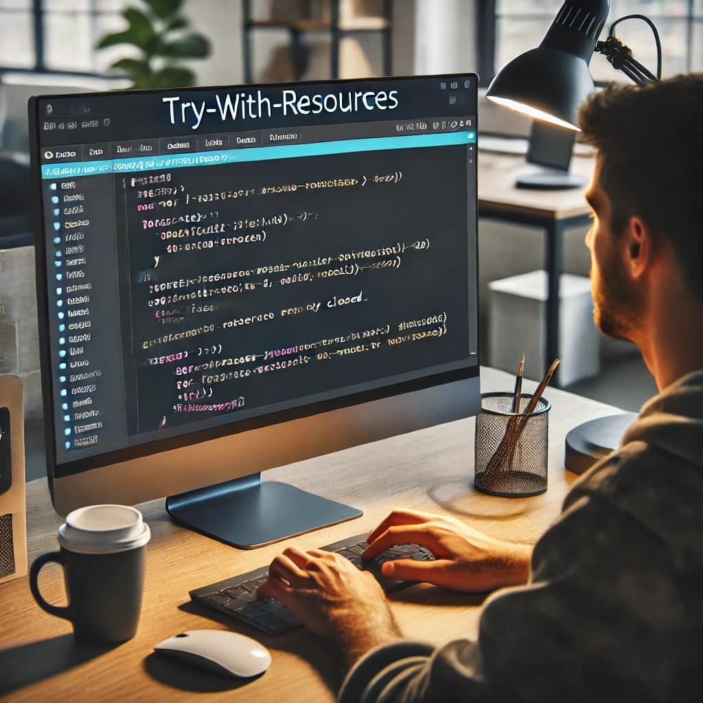 try with resources en java try with resources en java