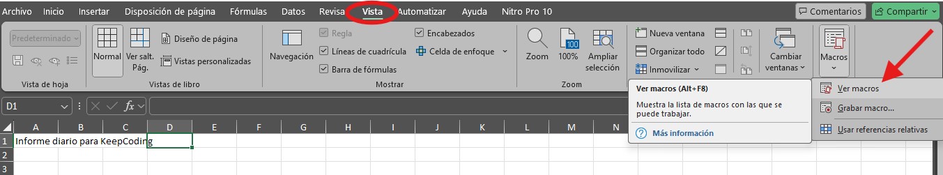 macros en Excel