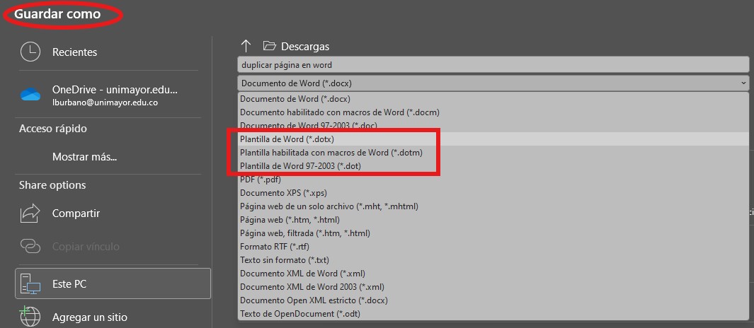 cómo duplicar una página en word plantilla duplicar una página en Word