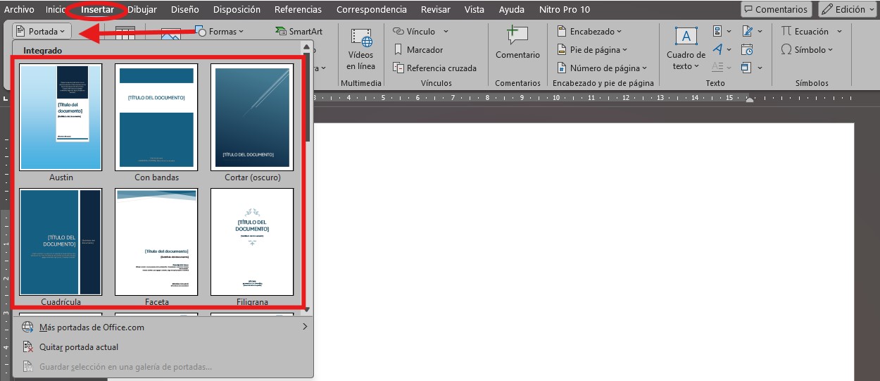 cómo hacer portadas en Word prediseñadas cómo hacer portadas en Word prediseñadas