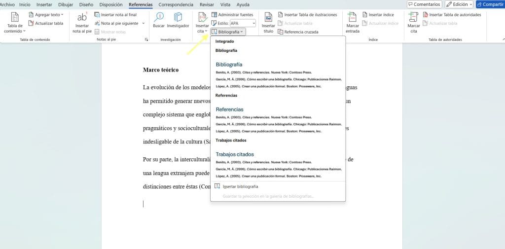 ¿Cómo poner referencias en Word? Guía paso a paso para citas y bibliografía 4 ¿Cómo poner referencias en Word? Guía paso a paso para citas y bibliografía