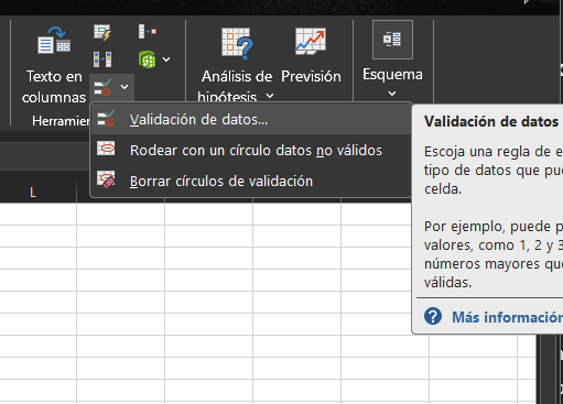 listas desplegables en excel