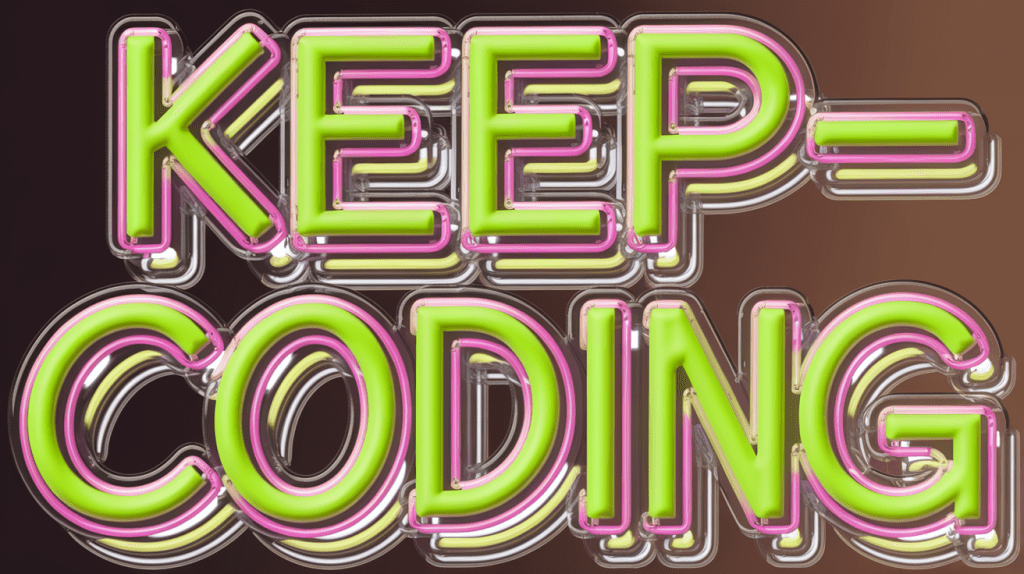 Guía para crear imágenes con nombres en 3D 2 Nombres 3D: KeepCoding