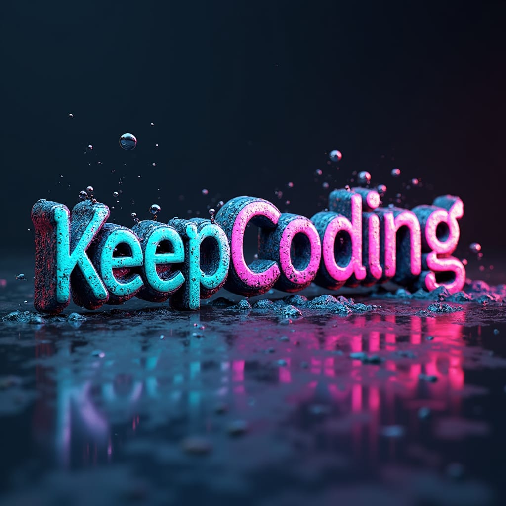 Guía para crear imágenes con nombres en 3D 3 Nombres 3D: KeepCoding
