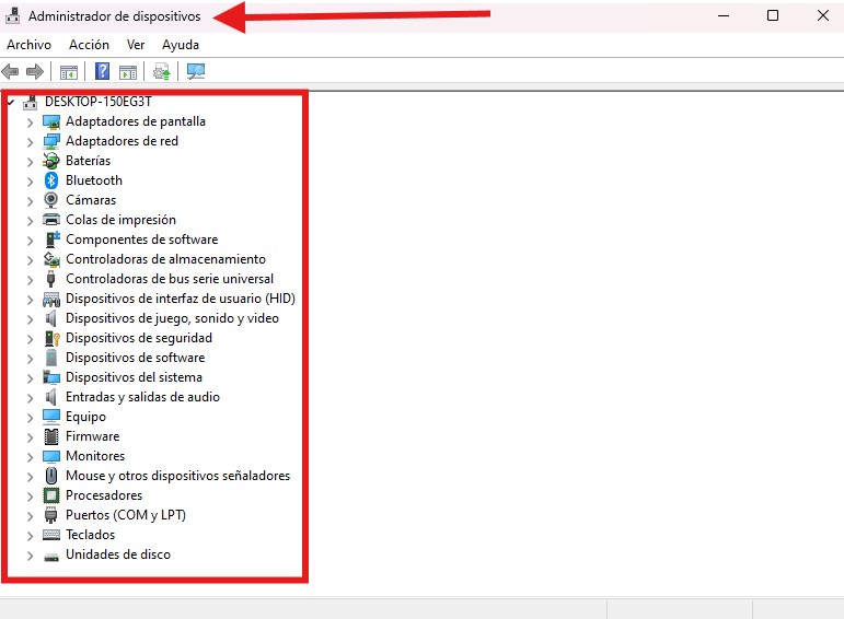saber los componentes de tu PC administrador de dispositivos saber los componentes de tu PC