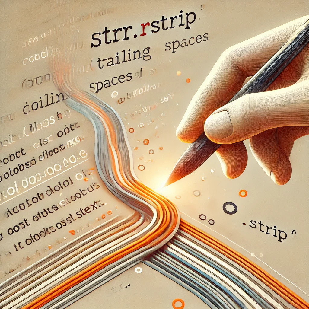 Eliminar espacios finales en cadenas con str.rstrip() en Python 2 str.rstrip()