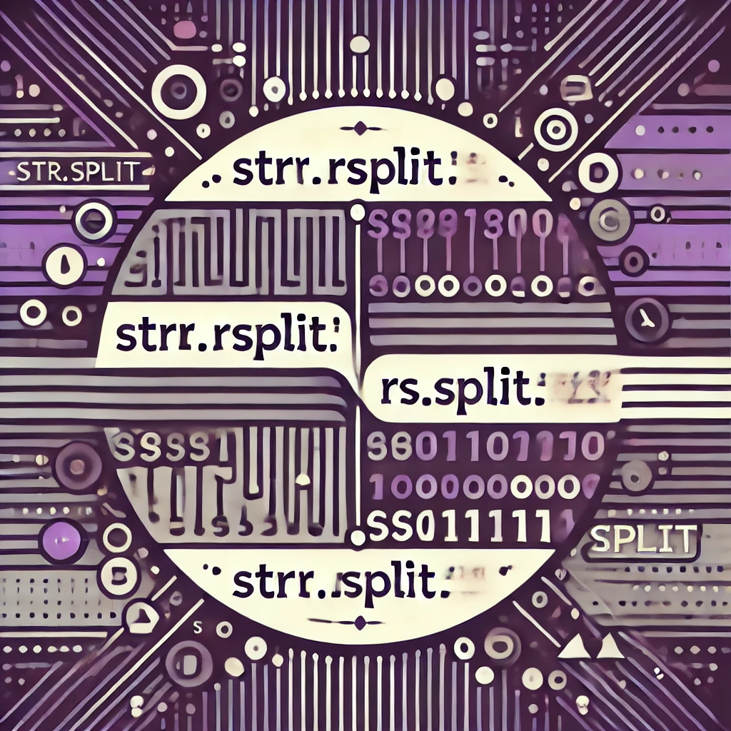 ¿Qué es str.rsplit() y qué función cumple en Python? 2 str.rsplit()