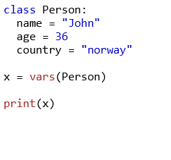 ¿Qué es vars() cómo funciona en Python? 1 vars() en Python