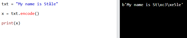 str.encode() 