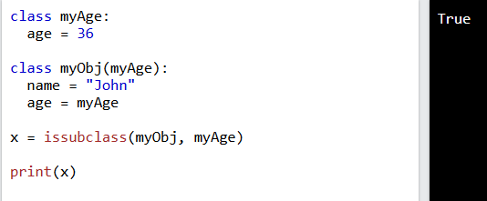 ¿Qué es issubclass() y cómo usarlo en Python? 1 issubclass() en python