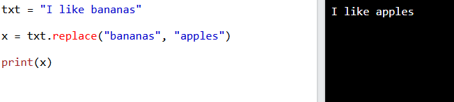 ¿Qué función tiene str.replace() en Python? 1 str.replace() en python